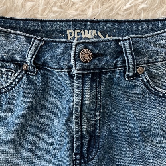 REWASH Distressed Denim Shorts - Picture 3 of 12